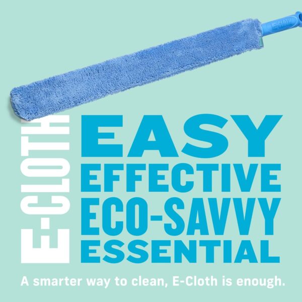 E-Cloth Cleaning & Dusting Microfibre Wand – Flexible, Reusable Tool for Hard-to-Reach Areas