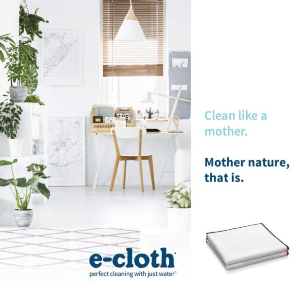 E-Cloth Wash & Wipe Kitchen Cloths – 2 Pack – Highly Absorbent Microfibre for Washing Up & Wiping Surfaces 4 E-Cloth Wash & Wipe Kitchen Cloths – 2 Pack – Highly Absorbent Microfibre for Washing Up & Wiping Surfaces
