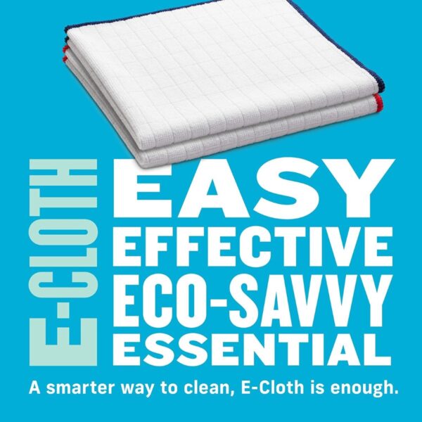 E-Cloth Wash & Wipe Kitchen Cloths – 2 Pack – Highly Absorbent Microfibre for Washing Up & Wiping Surfaces 6 E-Cloth Wash & Wipe Kitchen Cloths – 2 Pack – Highly Absorbent Microfibre for Washing Up & Wiping Surfaces