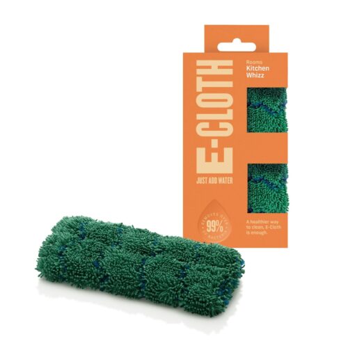 E-Cloth Kitchen Whizz – Microfibre Scrubbing Pad (16x9cm) – Quick, Chemical-Free Cleaning