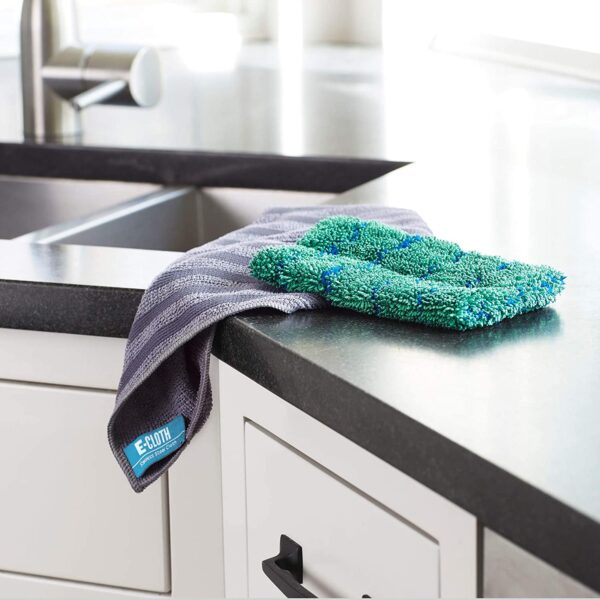 E-Cloth Kitchen Whizz – Microfibre Scrubbing Pad (16x9cm) – Quick, Chemical-Free Cleaning