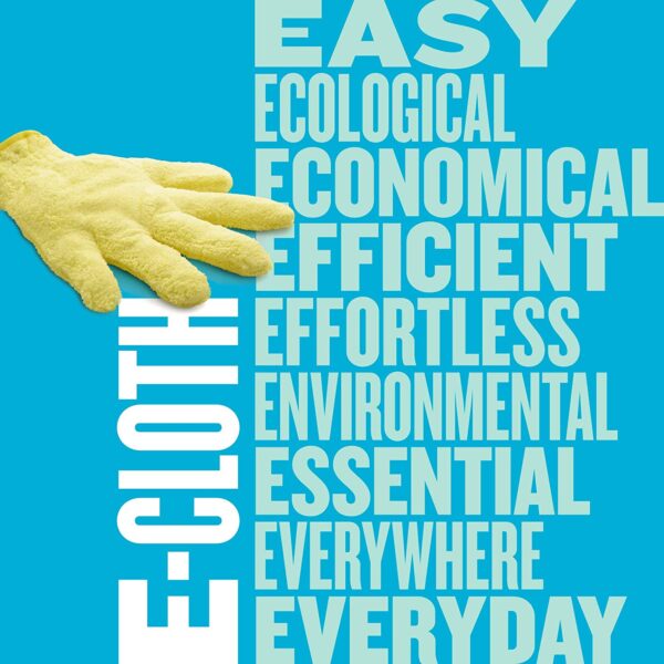 E-Cloth High Performance Dusting Glove – Microfibre Mitt for Dust & Pet Hair – Chemical-Free Cleaning