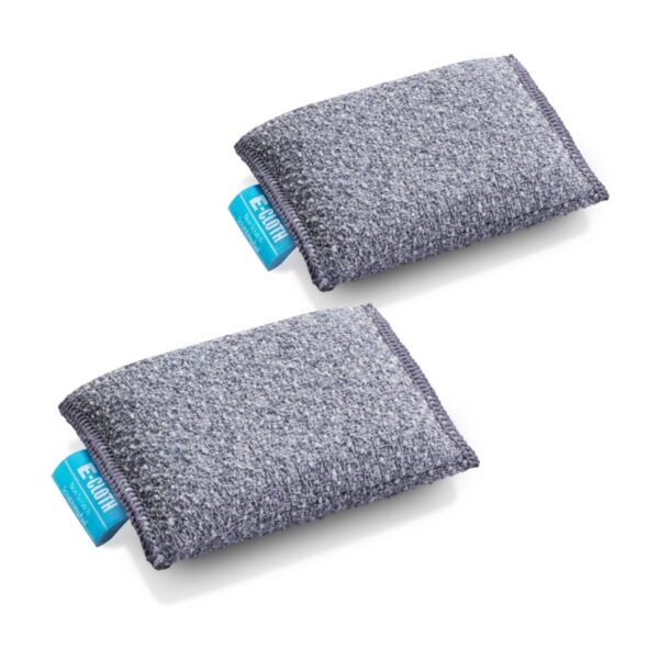 E-Cloth Non-Scratch Scrubbing Pads – 2 Pack – Powerful Microfibre Cleaning for Dishes & Pans Without Damage