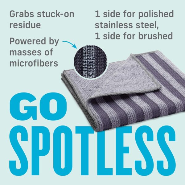 E-Cloth Kitchen Cleaning Bundle – 4 Piece Set with Scrubbing, Cleaning & Polishing Cloths – Eco Packaging