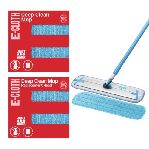E-Cloth Deep Clean Mop & Refill – Chemical-Free Microfiber Floor Cleaning System