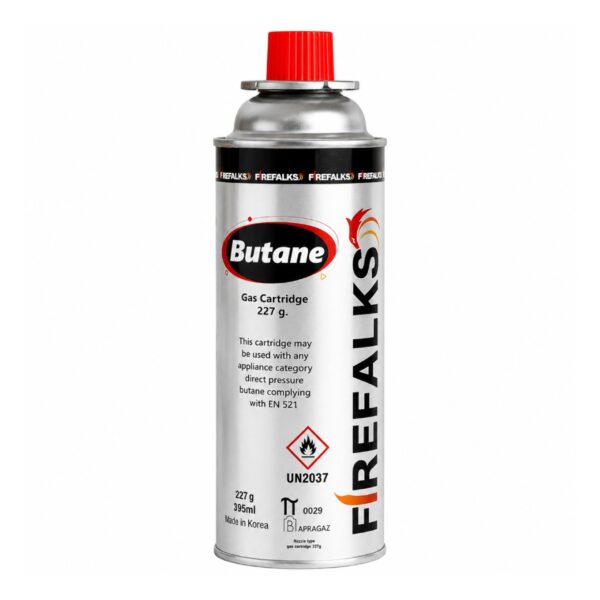 Butane Gas Cartridge 227g (395ml) – EN521 Camping, BBQ & Blowtorch Gas Canister, Bayonet Stove Fuel Refill 6 Butane Gas Cartridge 227g (395ml) – EN521 Camping, BBQ & Blowtorch Gas Canister, Bayonet Stove Fuel Refill