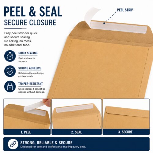 C4 Manilla Board Backed Envelopes – Peel & Seal, Do Not Bend, 324x229mm – Durable Mailing Solution 9 C4 Manilla Board Backed Envelopes – Peel & Seal, Do Not Bend, 324x229mm – Durable Mailing Solution