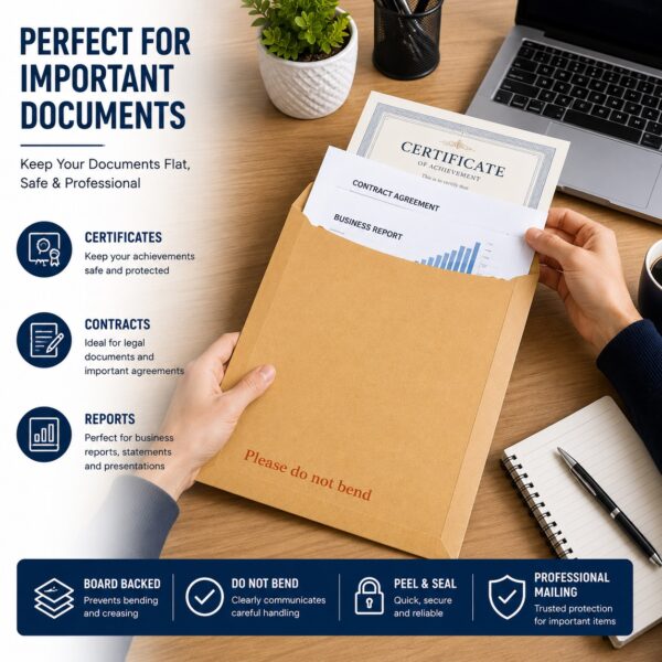 C4 Manilla Board Backed Envelopes – Peel & Seal, Do Not Bend, 324x229mm – Durable Mailing Solution 4 C4 Manilla Board Backed Envelopes – Peel & Seal, Do Not Bend, 324x229mm – Durable Mailing Solution
