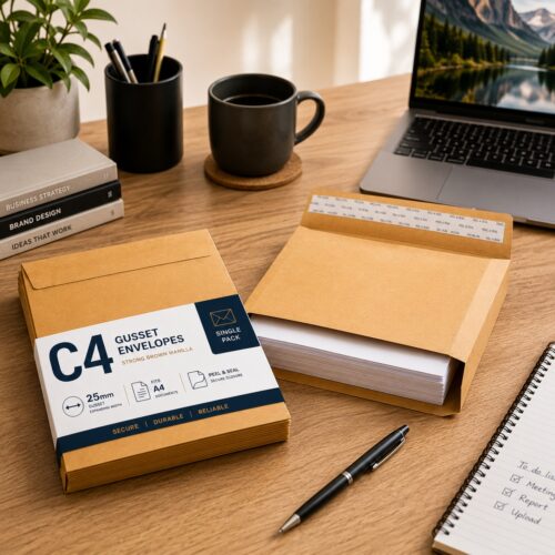 C4 Gusset Envelopes – Strong Brown Manilla A4 (115gsm, 25mm Expanding Width) – Durable & Weather-Resistant for Bulk Mail 13 C4 Gusset Envelopes – Strong Brown Manilla A4 (115gsm, 25mm Expanding Width) – Durable & Weather-Resistant for Bulk Mail