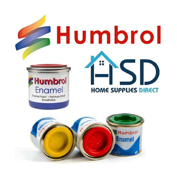 Humbrol No.103 Matt Cream Enamel Paint – 14ml Tin for Model Kits, Miniatures & Craft Projects 1 Humbrol No.1 Matt Grey Primer Enamel Paint – 14ml Tin for Model Kits, Miniatures & Craft Projects