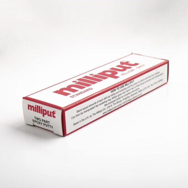 Milliput Standard Epoxy Putty 113g (Yellow‑Grey) – Heavy‑Duty Two‑Part Self‑Hardening Compound