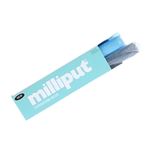 Milliput Turquoise Blue Epoxy Putty 113.4g – Two-Part Self-Hardening Modeller’s Putty