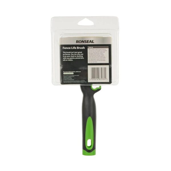Ronseal 4" Soft Grip Fence Life Brush – Ideal for Sheds, Fences & Decking 3 Ronseal 4″ Soft Grip Fence Life Brush – Ideal for Sheds, Fences & Decking