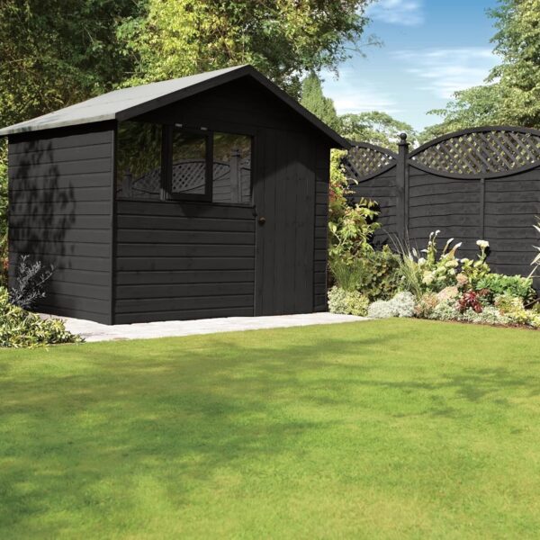 Ronseal Fence Life Plus+ Tudor Black Oak (5L) – 5-Year All-Weather Protection for Sheds & Fences 1 RNS FLP TUD BLK 2