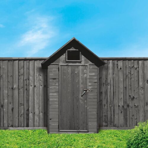 Ronseal One Coat Shed & Fence Protector – Charcoal Grey (5L) – One Coat All Weather Protection