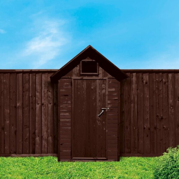 Ronseal One Coat Shed & Fence Protector – Dark Oak (5L) – One Coat All Weather Protection