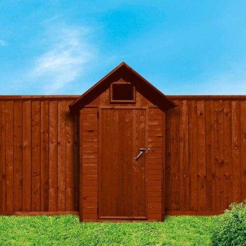 Ronseal One Coat Shed & Fence Protector – Medium Oak (5L) – One Coat All Weather Protection