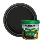 Ronseal One Coat Shed & Fence Protector – Tudor Black Oak (5L) – One Coat All Weather Protection