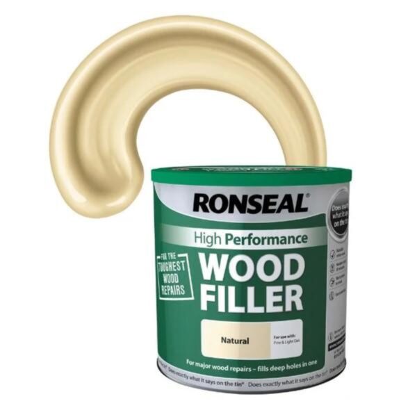 Ronseal High Performance Wood Filler – Natural (3.7kg) – Two-Part Epoxy Repair Compound 1 Ronseal High Performance Wood Filler – Natural (3.7kg) – Two-Part Epoxy Repair Compound