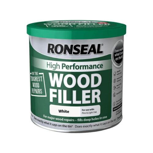 Ronseal High Performance Wood Filler – White (3.7kg) – Two-Part Epoxy Repair Compound 3 Ronseal High Performance Wood Filler – White (3.7kg) – Two-Part Epoxy Repair Compound - Image 1