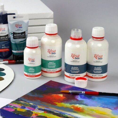 Rosa Studio Acrylic Gloss Varnish 500ml – Water-Based, Quick-Drying, Non-Yellowing Protective Gloss Finish 7 Rosa Studio Acrylic Gloss Varnish 500ml – Water-Based, Quick-Drying, Non-Yellowing Protective Gloss Finish - Image 4