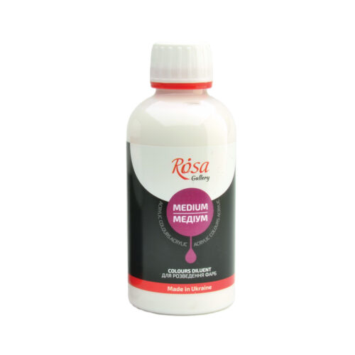 Rosa Talent Medium for Acrylics 250ml – Fabric & Leather Paint Medium, Matte Finish