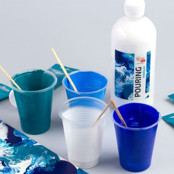 Rosa Talent Pouring Medium for Acrylics 500ml – Fluid Art Medium, Enhances Paint Flow 2 RSA MID 2569 3
