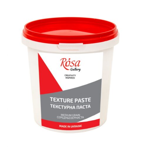 Rosa Gallery Coarse-Grain Texture Paste 500ml – Acrylic Modeling Paste for Gritty Pebbled Reliefs, Flexible & Crack-Resistant