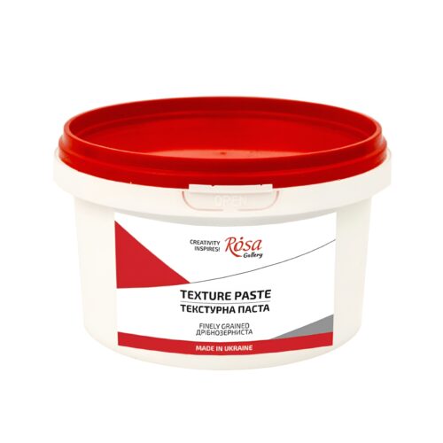 Rosa Gallery Fine-Grain Texture Paste 280ml – Flexible, Crack-Resistant Acrylic Modeling Paste for Canvas, Wood & Stone Reliefs