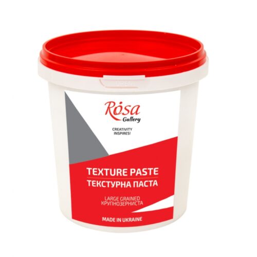 Rosa Gallery Medium-Grain Texture Paste 500ml – Flexible, Crack-Resistant, Sand-Like Reliefs for Canvas, Wood & Stone