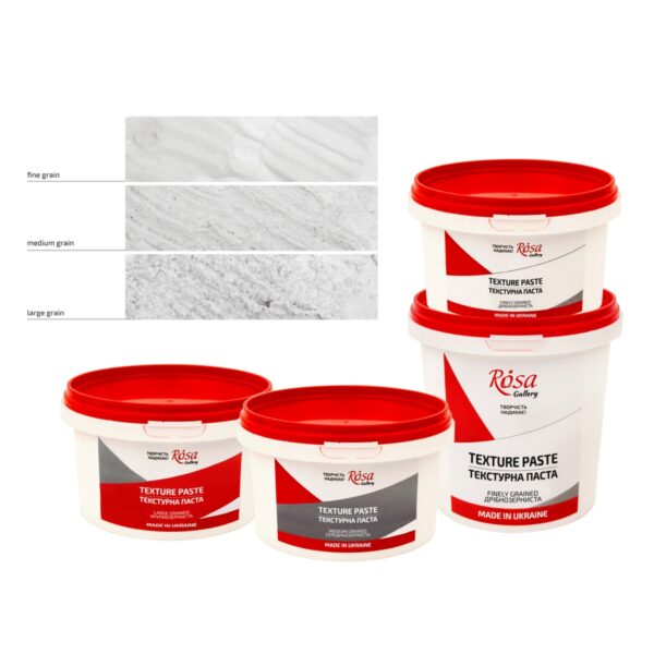 Rosa Gallery Fine-Grain Texture Paste 280ml – Flexible, Crack-Resistant Acrylic Modeling Paste for Canvas, Wood & Stone Reliefs 2 Rosa Gallery Fine Grain Texture Paste Multi 2