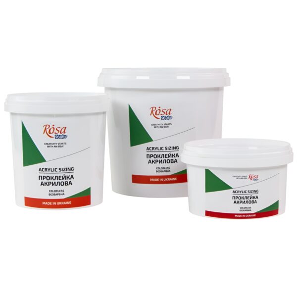 Rosa Studio Acrylic Sizing 500ml – Transparent, Elastic Primer for Canvas & Wood 1 Rosa Studio Acrylic Sizing Multi