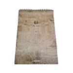 Stifflex Artist Sketch Pad Lenoardo (80 Sheets, 120g/m2, 22x33cm) – Natural White, Smooth Surface, Microperforated, Premium Paper Made in Italy