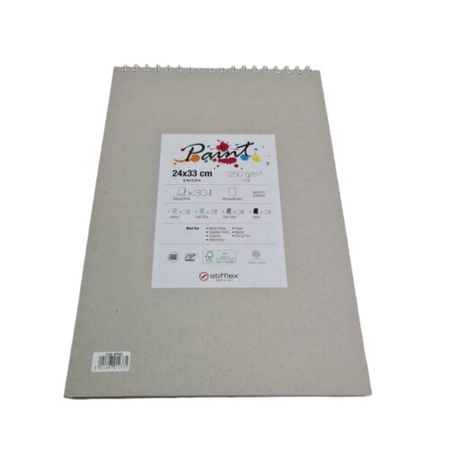 Stifflex Artist Paint Pad Jean-Michel Basquiat (30 Sheets, 250g/m2 + 12 Coloured Sheets, 22x33cm) – Natural White, Smooth Surface, Microperforated, Premium Paper Made in Italy 6 Stifflex Artist Paint Pad Jean-Michel Basquiat (30 Sheets, 250g/m2 + 12 Coloured Sheets, 22x33cm) – Natural White, Smooth Surface, Microperforated, Premium Paper Made in Italy