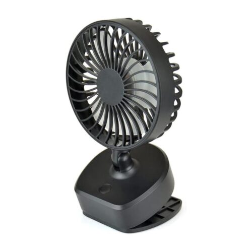 HSD Portable 4" Clip/Desk Fan – USB Rechargeable, 3 Speeds, 6H Run Time - Image 2