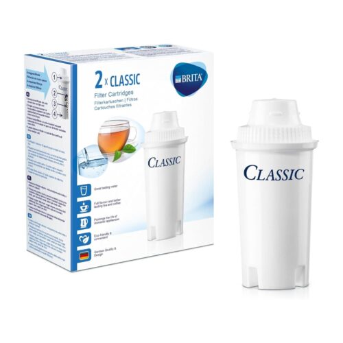 Brita Classic Water Filter Cartridges (3 Pack) – Fits All Classic Jugs – Reduces Chlorine & Limescale