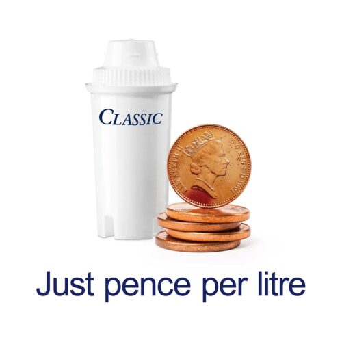 Brita Classic Water Filter Cartridges (3 Pack) – Fits All Classic Jugs – Reduces Chlorine & Limescale