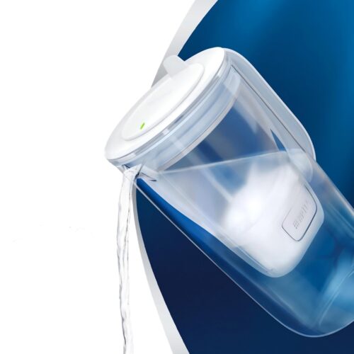 BRITA Glass Water Filter Jug 2.5L (Light Blue) – Includes MAXTRA PRO All-in-1 Cartridge – Premium Borosilicate Glass Design with SmartLight Indicator - Image 4