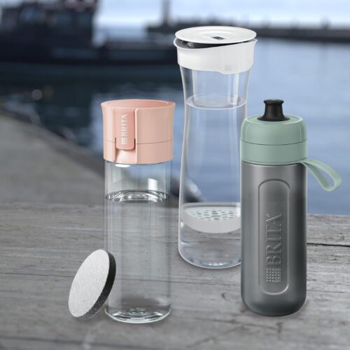 Brita MicroDisc Replacement Filter Discs (3 Pack) – For Fill&Go & Filter Bottles – Reduces Chlorine
