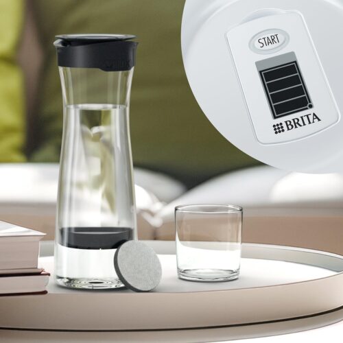 Brita Fill & Serve Carafe 1.3L (White/Graphite) – Includes MicroDisc Filter – BPA-Free, Dishwasher-Safe, Fridge-Friendly Design - Image 3