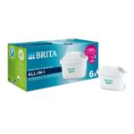Brita Maxtra Pro All-in-1 Water Filter Cartridges (6 Pack) – Reduces Chlorine, PFAS & Limescale
