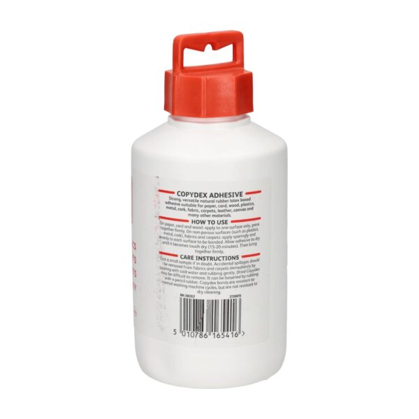 Copydex White Latex Adhesive Tube 500ml – Natural Rubber Cement, Solvent-Free & Non-Toxic 1 Copydex White Latex Adhesive Tube 500ml – Natural Rubber Cement, Solvent-Free & Non-Toxic