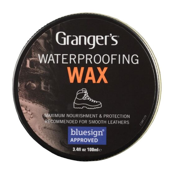 Grangers Waterproofing Paste Wax 100ml – Durable Beeswax Water Repellent for Leather Footwear & Boots