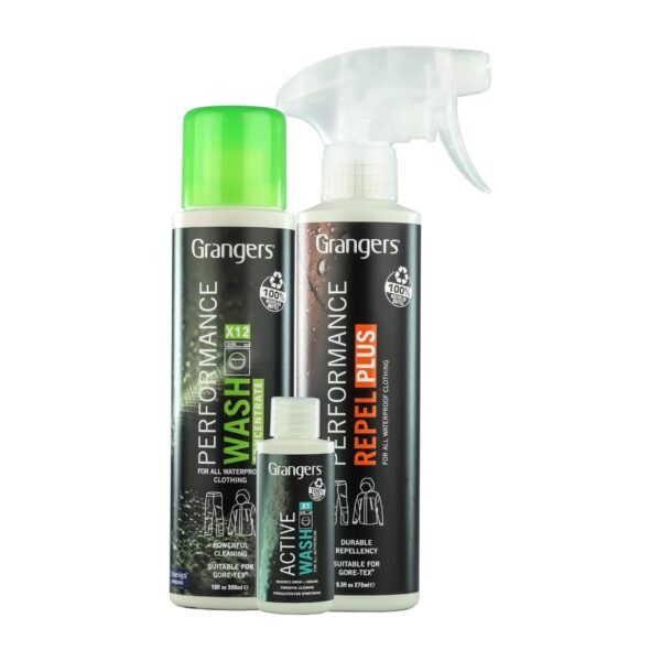 GRN-6380 Grangers Clothing Care Kit – Cleans, Refreshes & Reproofs Outdoor & Sportswear, PFC‑Free
