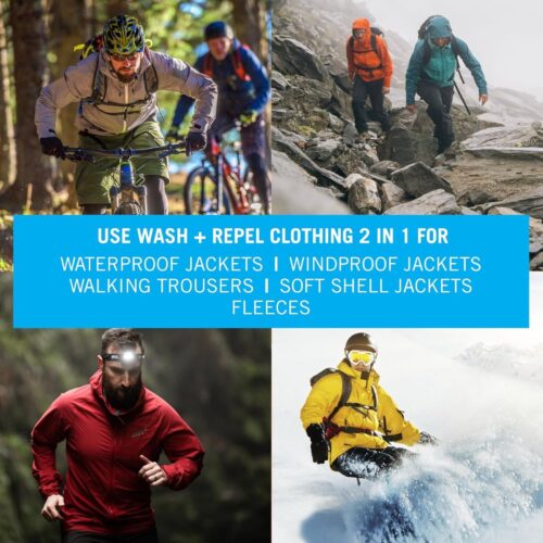 Grangers Wash + Repel 2‑in‑1 1000ml – Powerful Cleaner & Durable Water Repellent for Technical Clothing 12 Grangers Wash + Repel 2‑in‑1 1000ml – Powerful Cleaner & Durable Water Repellent for Technical Clothing