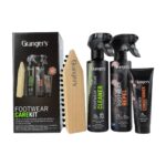 Grangers Footwear Care Kit (Black, 4pc) – Cleaner, Repel Plus, Odour Eliminator & Brush