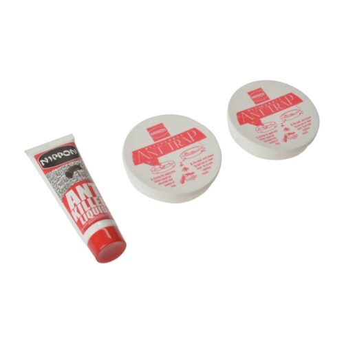 Nippon Ant Killer System – 2 Refillable Traps + 25 g Spinosad Liquid – Kills Entire Colony, Indoor/Outdoor, Easy to Use 4 Nippon Ant Killer System – 2 Refillable Traps + 25 g Spinosad Liquid – Kills Entire Colony, Indoor/Outdoor, Easy to Use