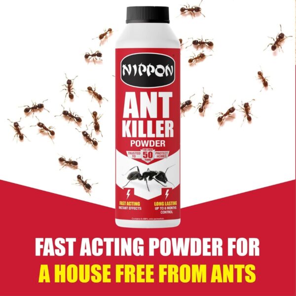 Nippon Ant & Crawling Insect Killer Aerosol 300ml – Fast-Acting Contact & Residual Spray for Ants, Cockroaches & Crawlers