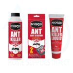 Nippon Ant Control Set – 300g Powder, 25g Gel Tubes + Twin Bait Station Pack – Indoor/Outdoor Colony Eliminator
