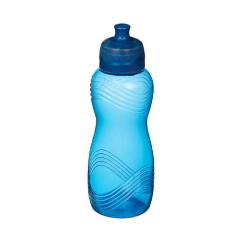 Sistema Twist 'n' Sip Squeeze Sports Water Bottle (600ml, Blue) – Leakproof, BPA-Free & Recyclable - Image 3